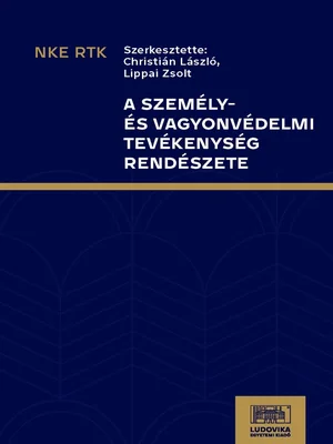 Borító: A személy- és vagyonvédelmi tevékenység