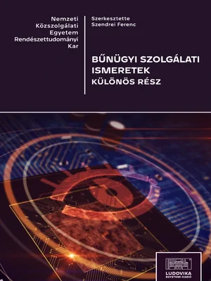 Borító: Bűnügyi szolgálati ismeretek