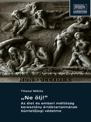 Borító: "Ne ölj!"