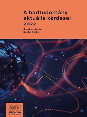 Borító: A hadtudomány aktuális kérdései 2022