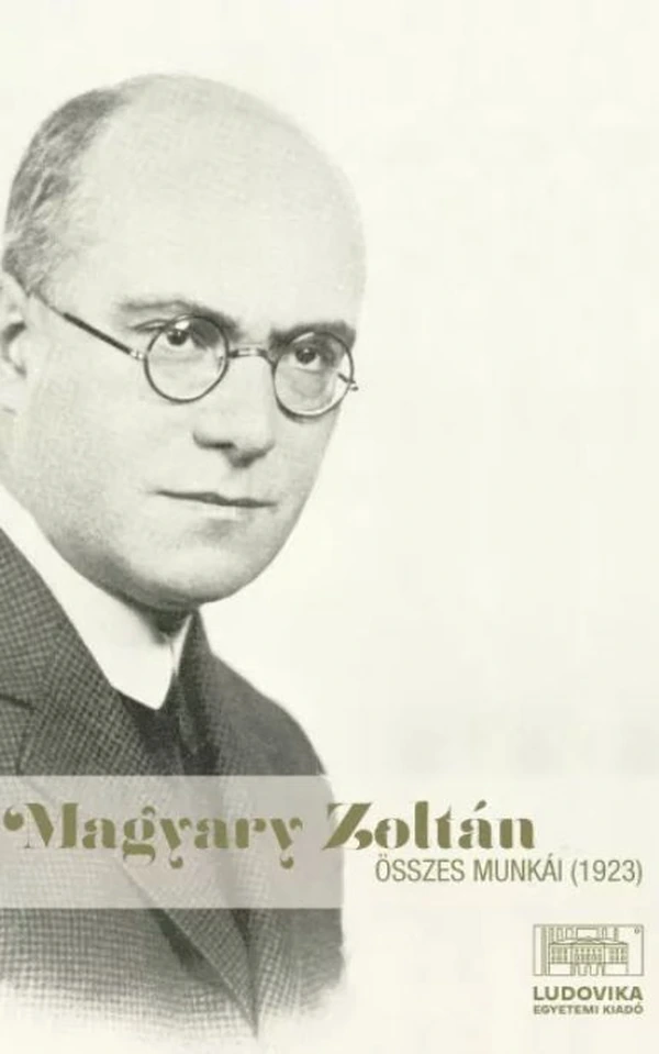 Borító: Magyary Zoltán összes munkái (1923)
