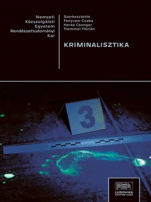 Borító: Kriminalisztika