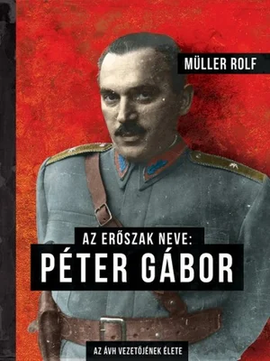 Borító: Az erőszak neve: Péter Gábor
