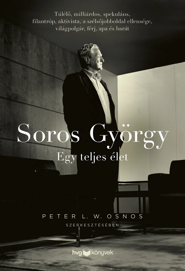 Borító: Soros György: Egy teljes élet