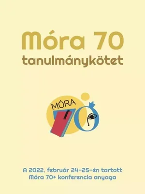 Borító: Móra 70 Tanulmánykötet