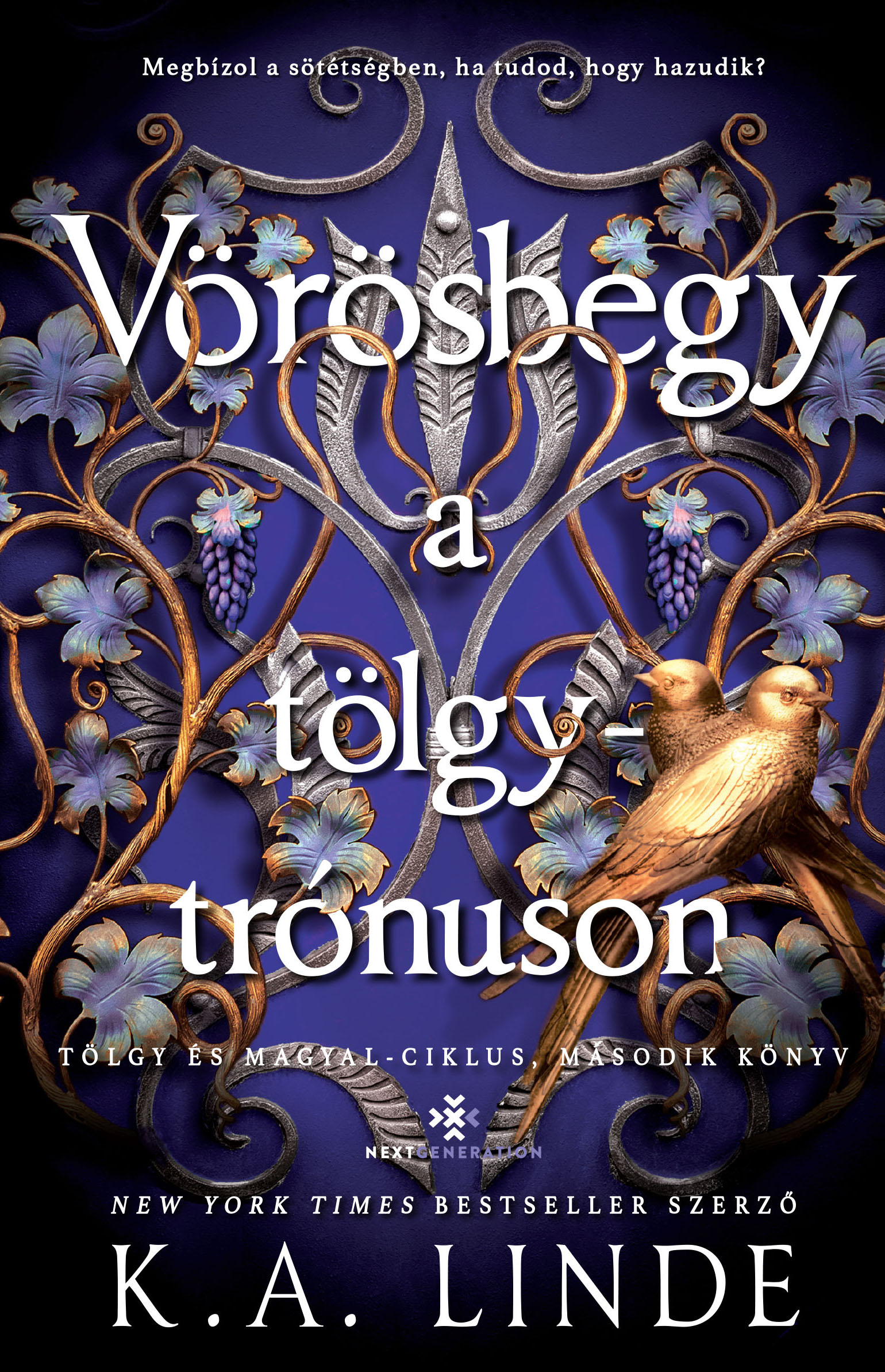 Borító: Vörösbegy a tölgytrónuson