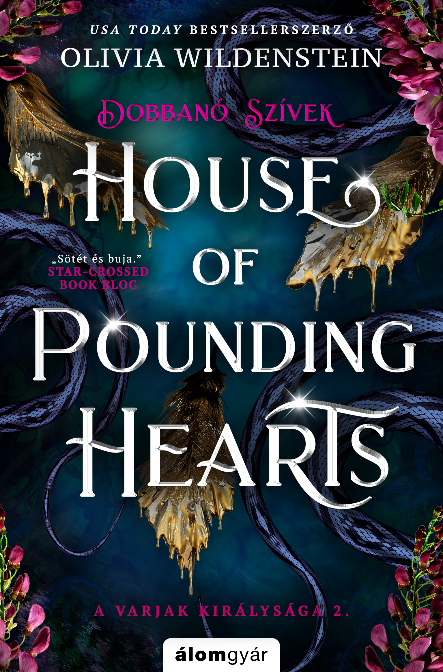 Borító: House of Pounding Hearts – Dobbanó szívek / A varjak királysága 2.